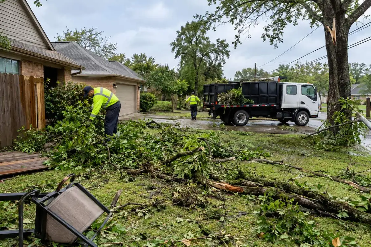 Storm Debris and Yard Waste Removal: How to Restore Your North Texas Property Safely